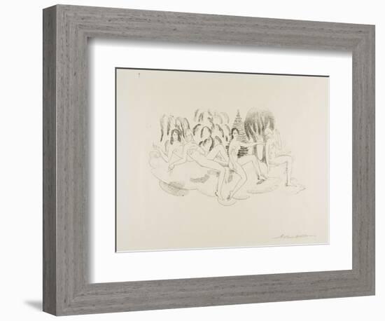 Hamadryads, 1919-20-Arthur Bowen Davies-Framed Giclee Print