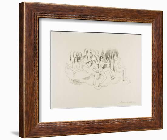 Hamadryads, 1919-20-Arthur Bowen Davies-Framed Giclee Print