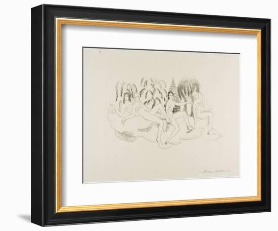 Hamadryads, 1919-20-Arthur Bowen Davies-Framed Giclee Print