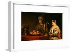 Haman and Ahasuerus at the Feast of Esther-Aert de Gelder-Framed Giclee Print