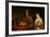 Haman and Ahasuerus at the Feast of Esther-Aert de Gelder-Framed Giclee Print