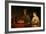 Haman and Ahasuerus at the Feast of Esther-Aert de Gelder-Framed Giclee Print