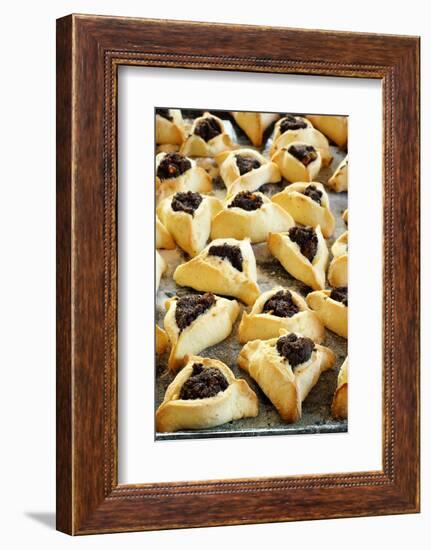 Hamantaschen (Jewish Cookies with Poppy Seed)-Elzbieta Sekowska-Framed Photographic Print