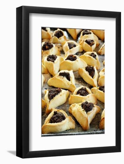 Hamantaschen (Jewish Cookies with Poppy Seed)-Elzbieta Sekowska-Framed Photographic Print