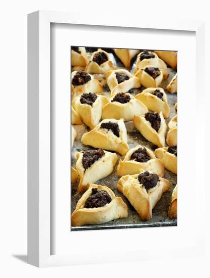 Hamantaschen (Jewish Cookies with Poppy Seed)-Elzbieta Sekowska-Framed Photographic Print