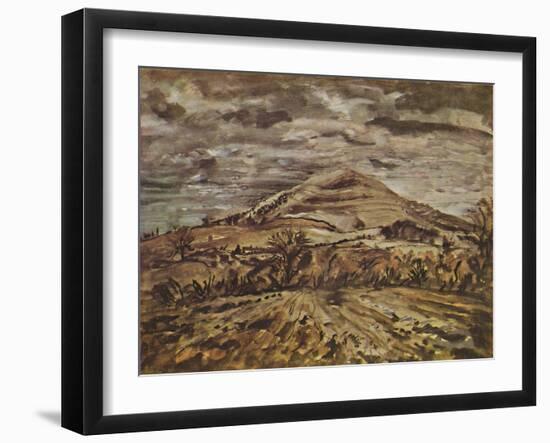 'Hambledon Hill, Dorset', 1946-John Piper-Framed Giclee Print