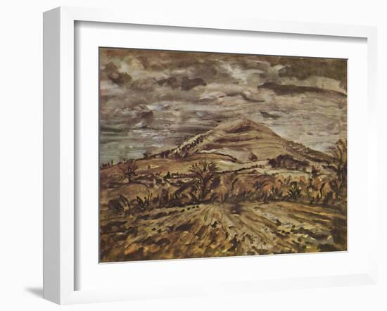 'Hambledon Hill, Dorset', 1946-John Piper-Framed Giclee Print