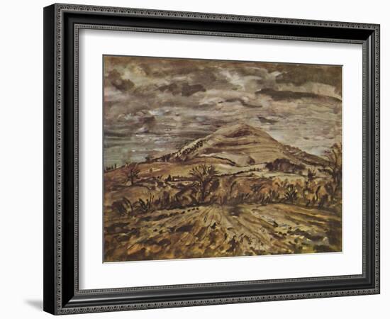 'Hambledon Hill, Dorset', 1946-John Piper-Framed Giclee Print