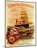 Hamburg - Australia', Poster Advertising the German Australian Steamship Company, 1889-German School-Mounted Giclee Print