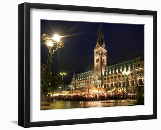 Hamburg City Hall in the Altstadt (Old Town), Hamburg, Germany-Yadid Levy-Framed Photographic Print