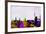 Hamburg City Skyline-NaxArt-Framed Art Print