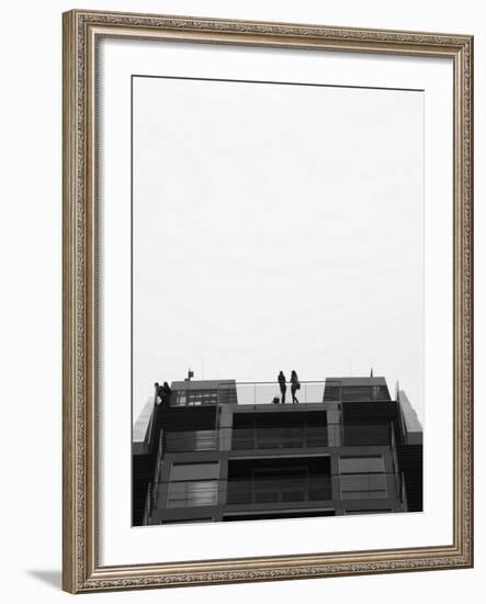 Hamburg Dockland Office Building, Elbmeile, Hamburg, State of Hamburg, Germany-Walter Bibikow-Framed Photographic Print