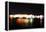 Hamburg Harbour in the Evening, Lights, Hamburg, Germany, Europe-Axel Schmies-Framed Premier Image Canvas