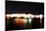 Hamburg Harbour in the Evening, Lights, Hamburg, Germany, Europe-Axel Schmies-Mounted Photographic Print