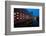 Hamburg, Harburg Channel, Dusk-Thomas Ebelt-Framed Photographic Print