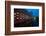 Hamburg, Harburg Channel, Dusk-Thomas Ebelt-Framed Photographic Print