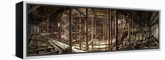 Hamburg, Panorama, Elbphilharmonie, Interior Scaffolding, Roof-Catharina Lux-Framed Premier Image Canvas