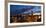 Hamburg, Panorama, Landing Stages, in the Evening-Catharina Lux-Framed Photographic Print