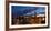 Hamburg, Panorama, Landing Stages, in the Evening-Catharina Lux-Framed Photographic Print