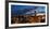 Hamburg, Panorama, Landing Stages, in the Evening-Catharina Lux-Framed Photographic Print