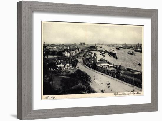 Hamburger Hafen, Dampfer Cap Polonio, Hsdg-null-Framed Giclee Print