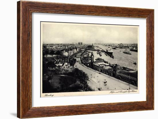 Hamburger Hafen, Dampfer Cap Polonio, Hsdg-null-Framed Giclee Print