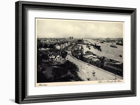 Hamburger Hafen, Dampfer Cap Polonio, Hsdg-null-Framed Giclee Print