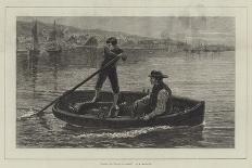 Spearing Flounders-Hamilton Macallum-Giclee Print