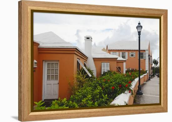 Hamilton Street, Bermuda, UK-George Oze-Framed Premier Image Canvas