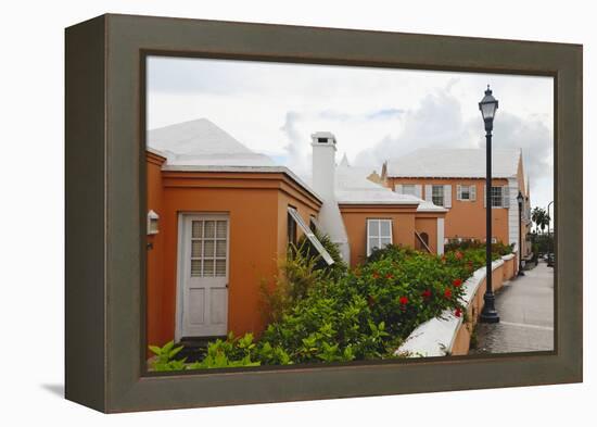 Hamilton Street, Bermuda, UK-George Oze-Framed Premier Image Canvas