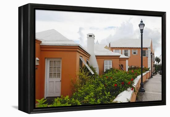 Hamilton Street, Bermuda, UK-George Oze-Framed Premier Image Canvas