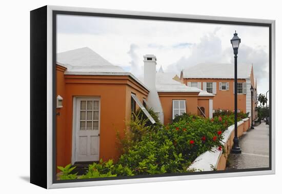 Hamilton Street, Bermuda, UK-George Oze-Framed Premier Image Canvas