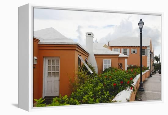 Hamilton Street, Bermuda, UK-George Oze-Framed Premier Image Canvas