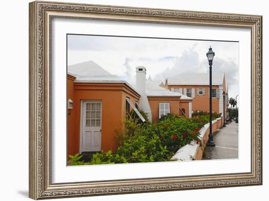 Hamilton Street, Bermuda, UK-George Oze-Framed Photographic Print