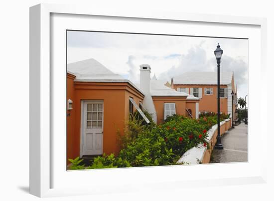 Hamilton Street, Bermuda, UK-George Oze-Framed Photographic Print