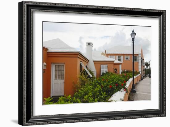 Hamilton Street, Bermuda, UK-George Oze-Framed Photographic Print