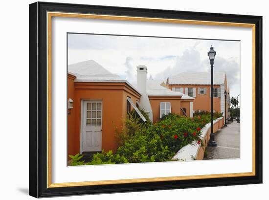 Hamilton Street, Bermuda, UK-George Oze-Framed Photographic Print