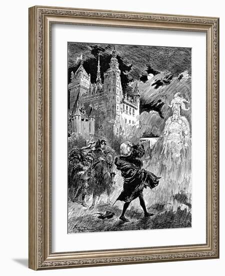 Hamlet, 1899-Albert Robida-Framed Giclee Print