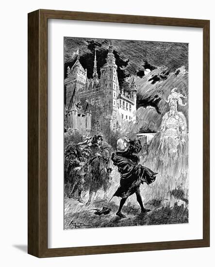 Hamlet, 1899-Albert Robida-Framed Giclee Print