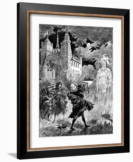 Hamlet, 1899-Albert Robida-Framed Giclee Print