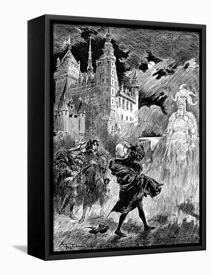 Hamlet, 1899-Albert Robida-Framed Premier Image Canvas