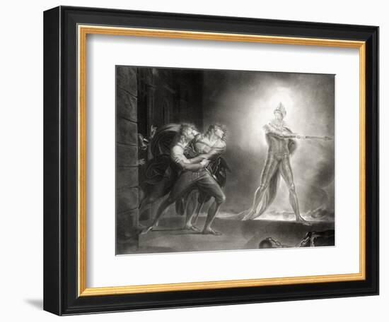 Hamlet, Act I, Scene IV, by William Shakespeare (1564-1616) Engraved by Robert Thew (1758-1802)-Henry Fuseli-Framed Giclee Print