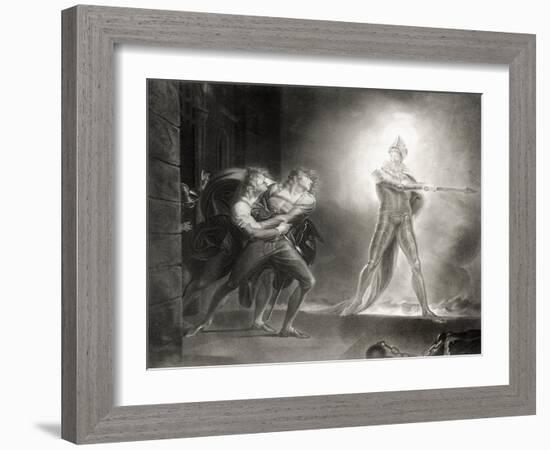 Hamlet, Act I, Scene IV, by William Shakespeare (1564-1616) Engraved by Robert Thew (1758-1802)-Henry Fuseli-Framed Giclee Print