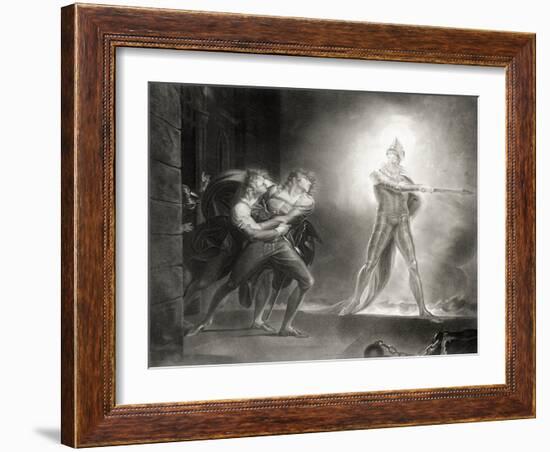 Hamlet, Act I, Scene IV, by William Shakespeare (1564-1616) Engraved by Robert Thew (1758-1802)-Henry Fuseli-Framed Giclee Print