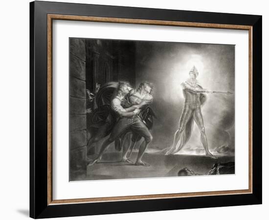 Hamlet, Act I, Scene IV, by William Shakespeare (1564-1616) Engraved by Robert Thew (1758-1802)-Henry Fuseli-Framed Giclee Print