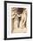 Hamlet and Ophelia - Compositional Study-Dante Gabriel Rossetti-Framed Premium Giclee Print