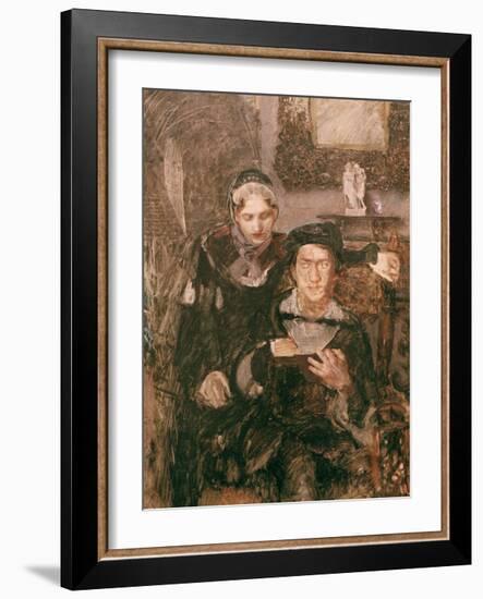 Hamlet and Ophelia-Mikhail Alexandrovich Wrubel-Framed Giclee Print