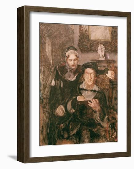 Hamlet and Ophelia-Mikhail Alexandrovich Wrubel-Framed Giclee Print