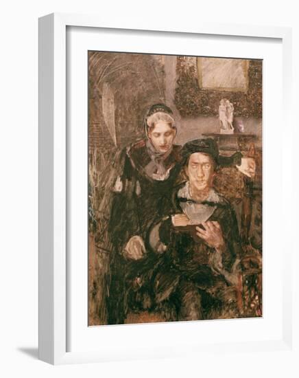 Hamlet and Ophelia-Mikhail Alexandrovich Wrubel-Framed Giclee Print