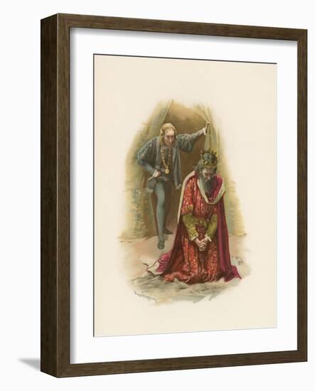 Hamlet and the King-Harold Copping-Framed Giclee Print